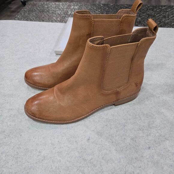 🐢 Frye Anna Chelsea Boots Size 7 Excellent Condition! - Picture 8 of 14